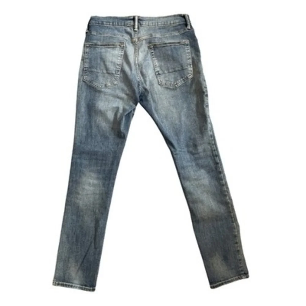 Arizona Jean Co Flex Slim Straight Medium Wash Blue Denim Jeans Sz 32x30 34W VG